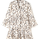  Whispered Leopard Tiered Dream Dress