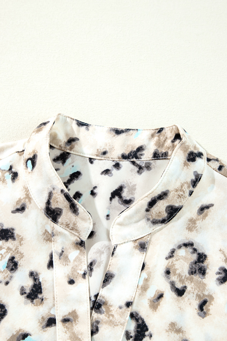 Whispered Leopard Tiered Dream Dress