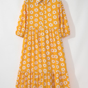  Sunlit Daisy Tiered Midi Dress