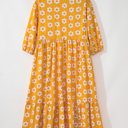  Sunlit Daisy Tiered Midi Dress