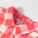  Sunset Gingham Overshirt Dress