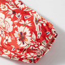  Crimson Crane Garden Mini Dress