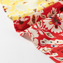  Crimson Crane Garden Mini Dress