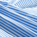  Sky Stripe Scallop Tier Midi Dress