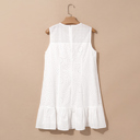  Ivory Whisper Eyelet Mini Dress