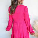  Fiesta Fringe Embroidered Mini Dress
