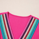  Fiesta Fringe Embroidered Mini Dress