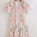  Blush Garden Whisper Ruffle Dress