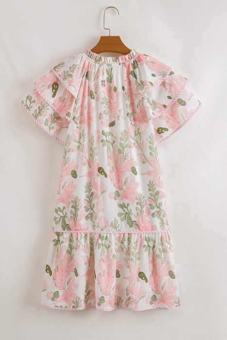 Blush Garden Whisper Ruffle Dress