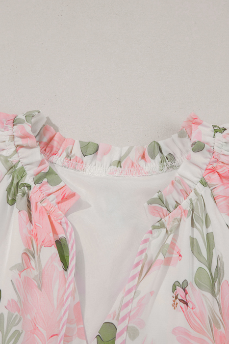 Blush Garden Whisper Ruffle Dress
