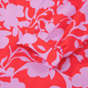  Coral Peony Ruffle Mini Dress