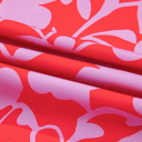  Coral Peony Ruffle Mini Dress