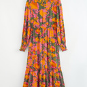  Sunset Bloom Smocked Maxi Dress