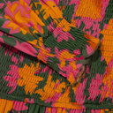  Sunset Bloom Smocked Maxi Dress