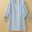  Seaside Stripe Bow Dress