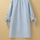 Seaside Stripe Bow Dress