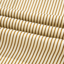  Toffee Stripe Ruffle Mini Dress
