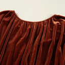  Velvet Ember Mini Dress