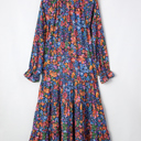  Midnight Wildflower Tiered Maxi Dress