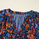  Midnight Wildflower Tiered Maxi Dress