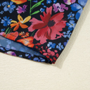  Midnight Wildflower Tiered Maxi Dress