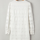  Ivory Lace Garden Mini Dress