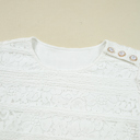  Ivory Lace Garden Mini Dress