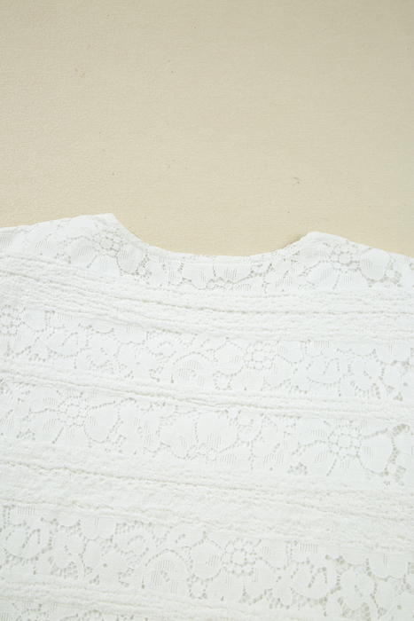 Ivory Lace Garden Mini Dress