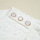  Ivory Lace Garden Mini Dress