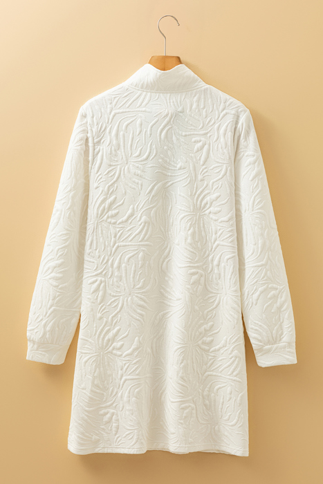 Quilted Palm Zip Dress