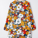  Bohemian Poppy Rainbow Mini Dress