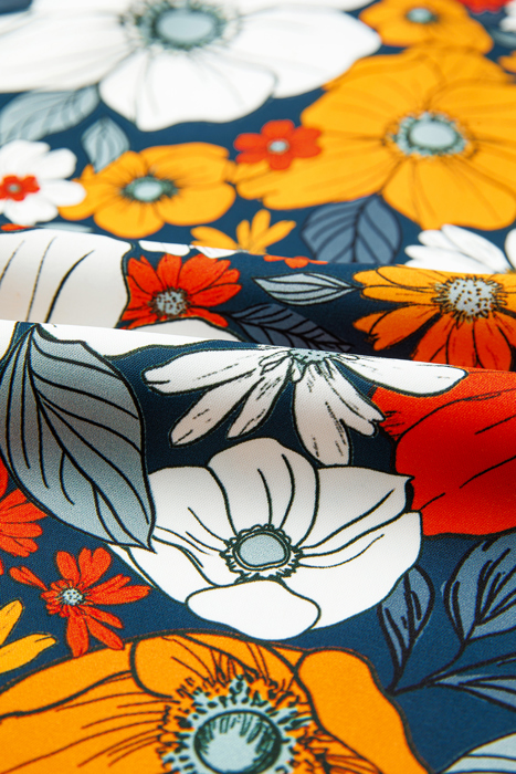 Bohemian Poppy Rainbow Mini Dress