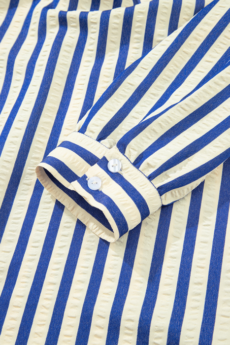 Harbor Stripe Shirt Dress