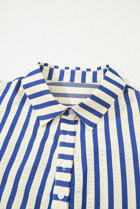 Harbor Stripe Shirt Dress