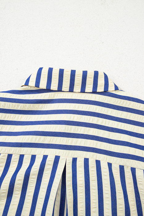 Harbor Stripe Shirt Dress