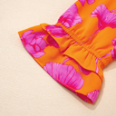  Neon Poppy Paradise Midi Dress