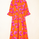  Neon Poppy Paradise Midi Dress