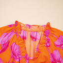 Neon Poppy Paradise Midi Dress