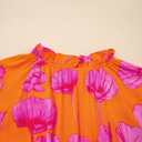  Neon Poppy Paradise Midi Dress