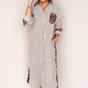  Wild Lines Shirt Dress