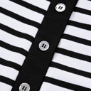  Monochrome Breton Polo Dress