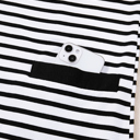  Monochrome Breton Polo Dress