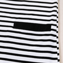  Monochrome Breton Polo Dress