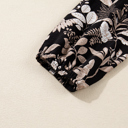  Midnight Botanical Breeze Dress