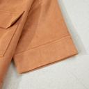  Saffron Suede Shift Dress