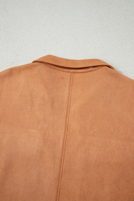 Saffron Suede Shift Dress
