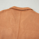  Saffron Suede Shift Dress