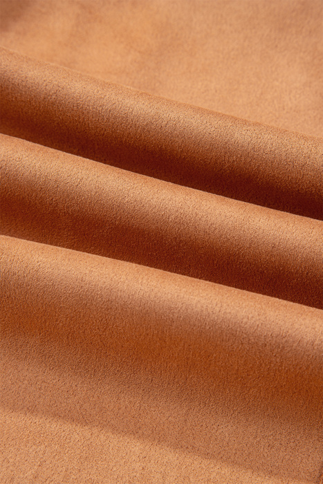 Saffron Suede Shift Dress