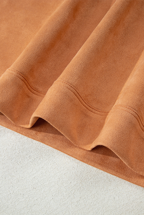 Saffron Suede Shift Dress