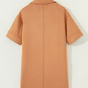  Saffron Suede Shift Dress